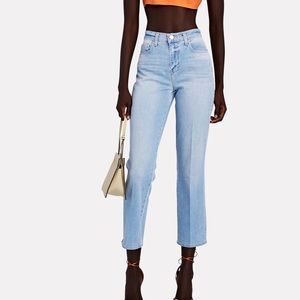 L'AGENCE Alexia High-Rise Crop Jeans NWT